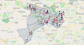 Map of Salford housing