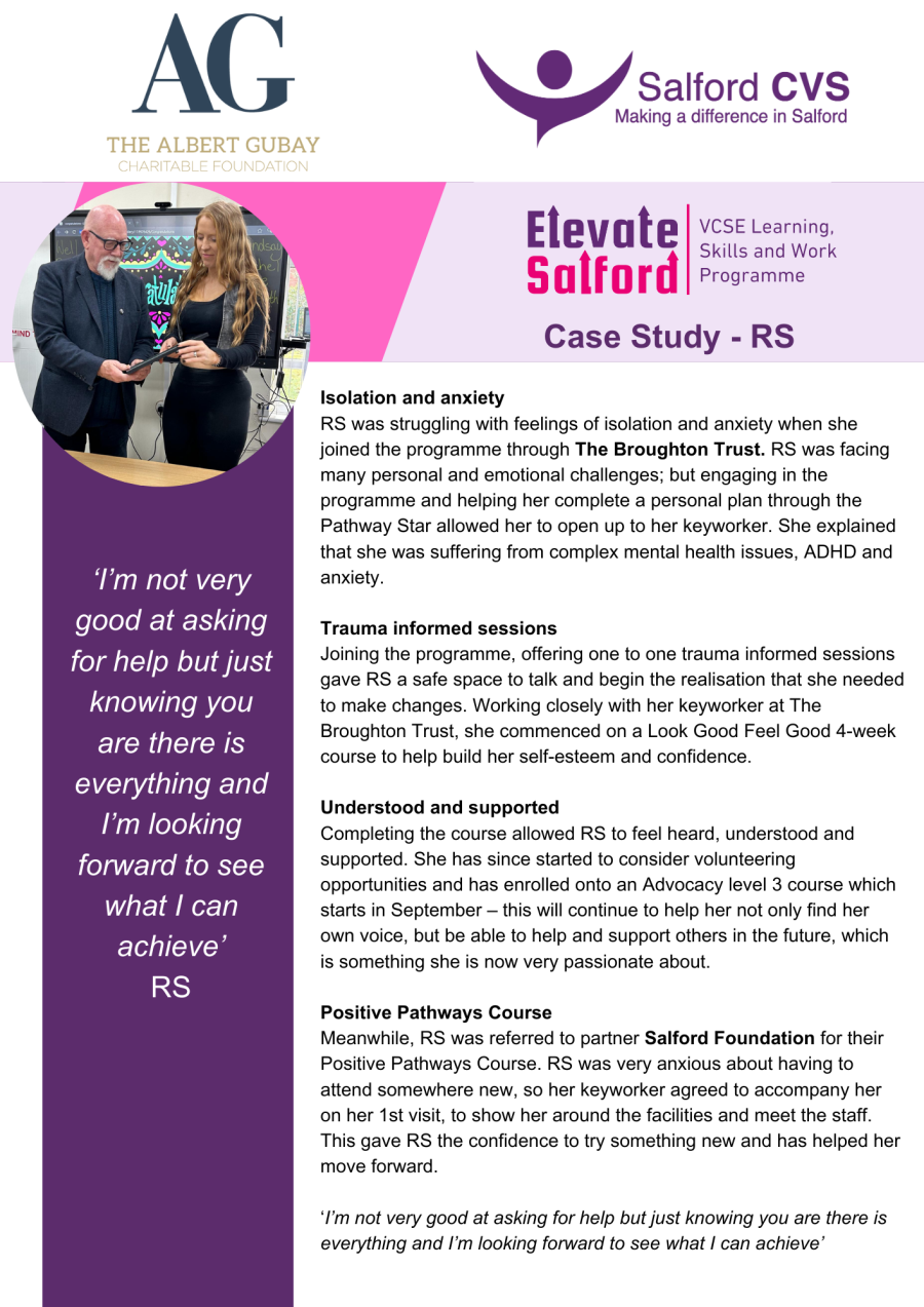 Elevate Salford Case study 