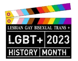 LGBT+ History Month 2023 logo