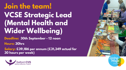 VCSE Strategic Lead (Mental Health and Wider Wellbeing)