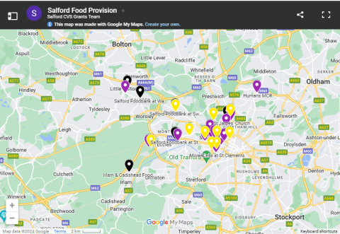 Map of food provision