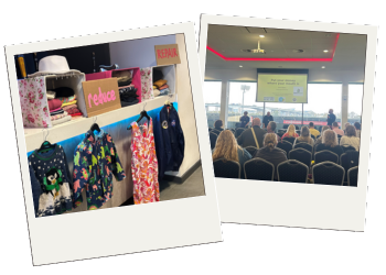 Photos of two of the workshops held at our Conference: Put your money where your mouth is and Putting the brakes on fast fashion