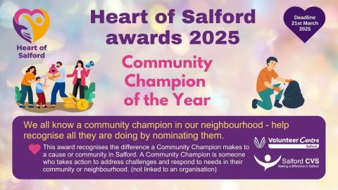 Heart of Salford - Community Champion