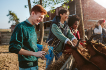 Young volunteers